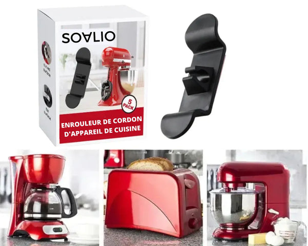 Malix® Enrouleur de Cordon pour Appareils de Cuisine